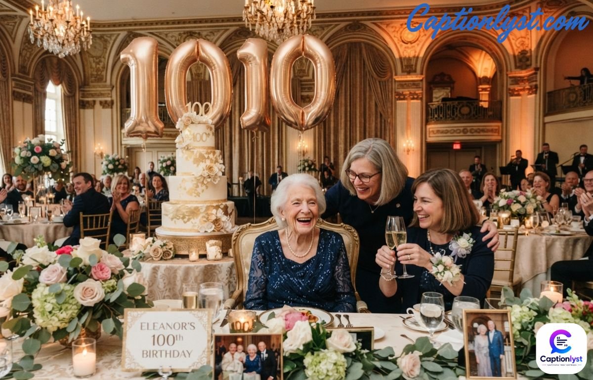 100th Birthday Captions 120+ Best, Historic & Centenarian Ideas