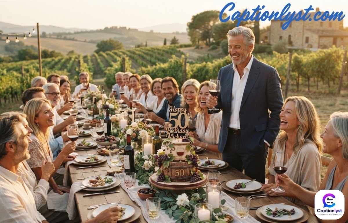 50ath Birthday Captions 120+ Best, Golden & Funny Ideas
