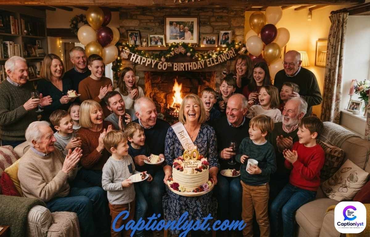 60th Birthday Captions 120+ Best, Witty & Celebratory Ideas