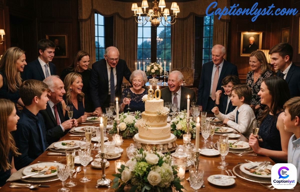 80th Birthday Captions 120+ Best, Heartfelt & Celebrating Ideas